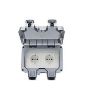 UK FR DE Standard IP66 13A 16A 250V Weatherproof Waterproof Outdoor Wall Power Socket Box Electrical Outlet Charging Pile(MP22-G-16A)