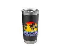 UK Funny British Weather Stockon-On Tees Stainless Steel Insulated Tumbler