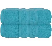 Uk Furniture 2 Pack Extra Large|95x200cm| Super Jumbo Bath Sheet Towels100% Egyptian Cotton 700GSM Super Soft Towel Set. (Aqua)