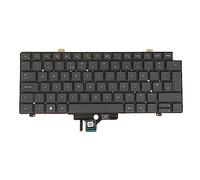 UK GB British Layout- Laptop Keyboard for Dell Precision 3470 3480 0G7FK7, Backlit, Without Frame