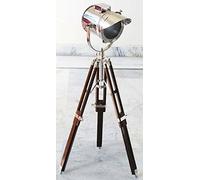 UK Gift Nautical Lamp Collectible Searchlight Spot Light Studio Table Lamp W/Tripod Stand