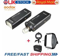 UK Godox 2.4 TTL 1/8000s Two Heads AD200 Flash + S Holder with 6060 Softbox Kit