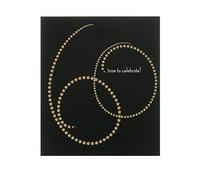 UK Greetings 60th Birthday Card for Him/Her/Friend - Black & Gold Stars Design