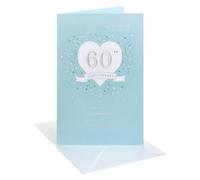 UK Greetings | 60th Wedding Anniversary Card For Husband | Happy Anniversary | Greeting Card | Him/Boys/Men | With Envelope | 16.5 x 25.4cm