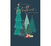 UK Greetings A Special Brother Traditional Foiled Christmas Greeting Card Special Xmas Cards 670989
