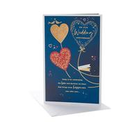 UK Greetings | Anniversary Card | Dark Blue Design | With Envelope