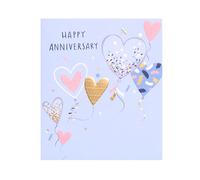 UK Greetings Anniversary Card for Him/Her/Partner - Braille Design