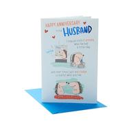 UK Greetings | Anniversary Card for Husband | Fun Design | With Envelope