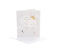 UK Greetings | Birth Congratulations Card | Dreamy Design | With Envelope