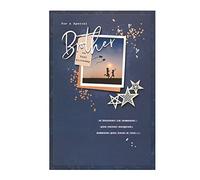 UK Greetings | Birthday Card for Brother | Happy Birthday Gifts | Him, Boys, Men | Sentimental Design | With Envelope | 155 x 235 mm