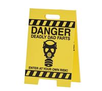 UK Greetings Birthday Card for Dad - Funny 3D Sign Design