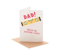 UK Greetings | Birthday Card for Dad | Happy Birthday Gifts | Him, Boys, Men | Funny Another Level Design | With Envelope | 12.7x17.8cm