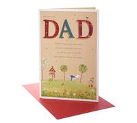 UK Greetings | Birthday Card for Dad | Happy Birthday Gifts | Him, Boys, Men | Hammock Design | With Envelope | 155 x 235 mm