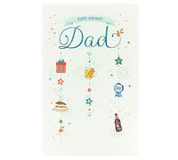 UK Greetings Birthday Card for Dad - Sweet Design, Multi, 137mm x 210mm