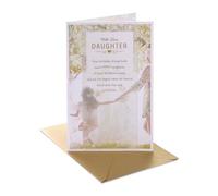 UK Greetings | Birthday Card for Daughter | Happy Birthday Gifts | Her, Girls, Women | Sentimental Design | With Envelope | 171 x 260 mm