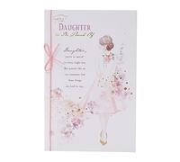 UK Greetings Birthday Card for Daughter - Pretty Dress Design