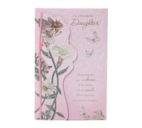 UK Greetings Birthday Card for Daughter - Traditional Design