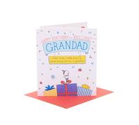 UK Greetings | Birthday Card for Grandad | Sketch Design | With Envelope