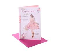 UK Greetings | Birthday Card for Granddaughter | Happy Birthday Gifts | Her, Girls, Women | Beautiful Design | With Envelope | 155 x 235 mm