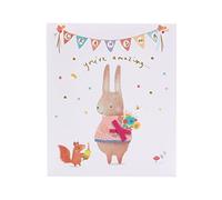 UK Greetings Birthday Card for Grandma - Sweet Rabbit Design