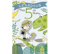 UK Greetings Birthday Card for Grandson - Cute Explorer Design
