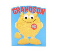 UK Greetings Birthday Card for Grandson - Googly Eyed Monster Design