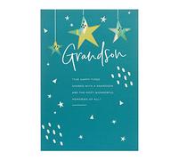 UK Greetings Birthday Card for Grandson - Sentimental Design, green, 149mm x 229mm