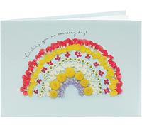 UK Greetings Birthday Card for Her/Friend - Floral Rainbow Design