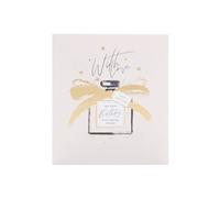 UK Greetings | Birthday Card for Her/Friend | Gold Perfume Design