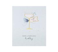 UK Greetings | Birthday Card for Her/Friend | Happy Birthday Gifts | Her, Girls, Women | Elegant Cocktail Design | With Envelope | 143 x 165 mm