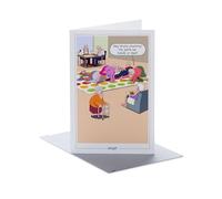 UK Greetings | Birthday Card for Her/Friend | Happy Birthday Gifts | Her, Girls, Women | Funny Age Cartoon Design | With Envelope | 127 x 190 mm