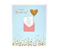 UK Greetings | Birthday Card for Husband | 3D Effect Design | With Envelope