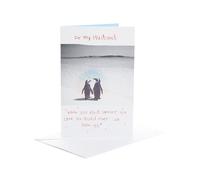 UK Greetings Birthday Card for Husband - Cute Penguins Design