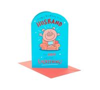 UK Greetings | Birthday Card for Husband | Funny Design | With Envelope