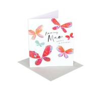 UK Greetings | Birthday Card for Mum | Butterflies | With Envelope