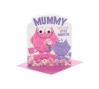 UK Greetings Birthday Card for Mummy - From Your Little Monster Design