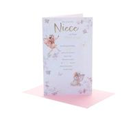 UK Greetings Birthday Card for Niece - Fairies Design