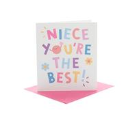 UK Greetings Birthday Card for Niece - You're the Best Design