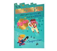UK Greetings Birthday Card for Son - Retro Fun Design
