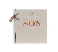 UK Greetings Birthday Card for Son - Ribbon Design