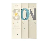 UK Greetings | Birthday Card for Son | Special Fold Design | With Envelope