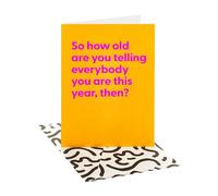 UK Greetings | Birthday Card | So how old are you... Design | With Envelope