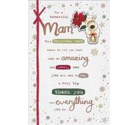 UK Greetings Boofle Mam Christmas Card - for a Wonderful Mam