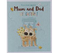 UK Greetings Boofle Mum and Dad Easter Card - For a very special Mum and Dad at Easter!