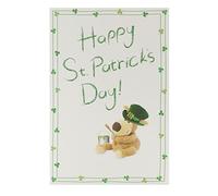 UK Greetings Boofle St Patrick's Day Card For Him/Her/Friend With Envelope - Cute Design, White