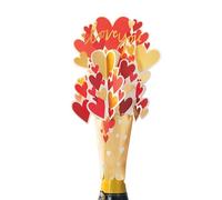 UK Greetings | Bottle Topper | I Love You Presents | Valentine's Day | With Envelope | 24 x 15 cm