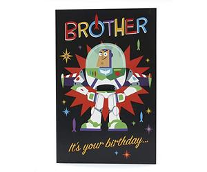 UK Greetings Brother Birthday Card - Disney's Toy Story 4 - Buzzlightyear