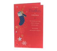 UK Greetings Brother Christmas Card - Christmas Card for Brother - Featuring Lovely Message Inside