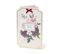 UK Greetings Card for Her -Friend Female - Gifts for Her - Ideal Gift Card for Her - Gifts for Women - RHS - Royal Horticultural Society - Flowers - Floral Card Pretty