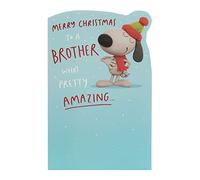 UK Greetings Christmas Card for Brother - Funny Design